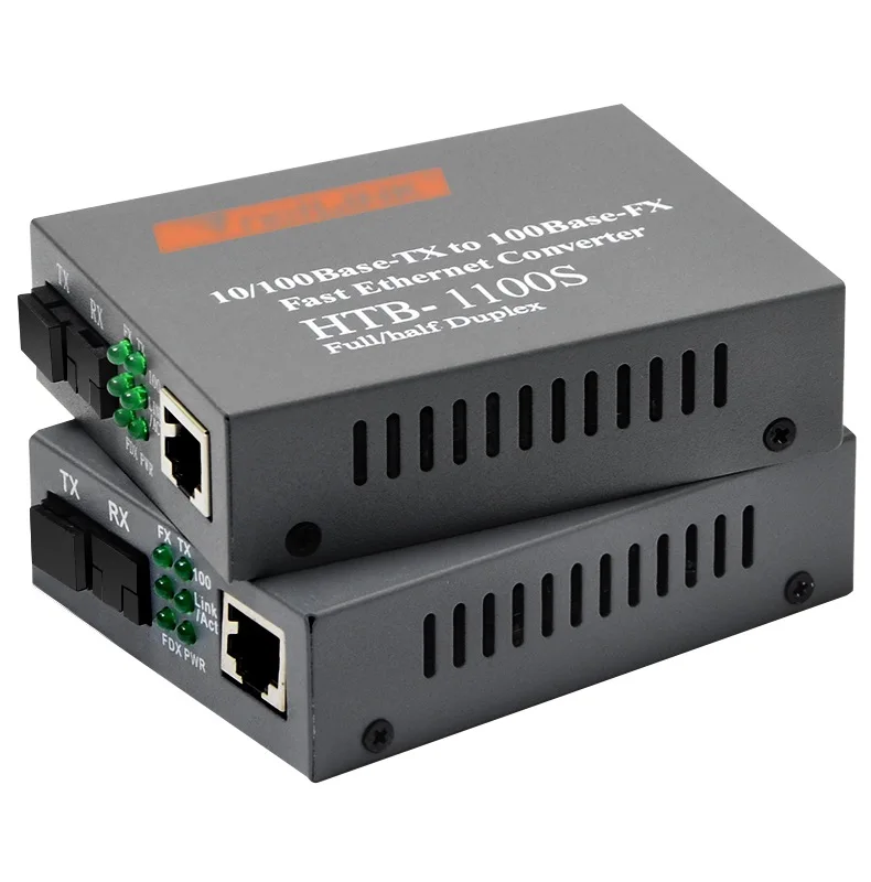 HTB-1100S A/B 25KM SC netLINK 10/100Mbps Single-mode Single-fiber Fiber Media Converter A 1310nm-TX, B 1550nm-TX