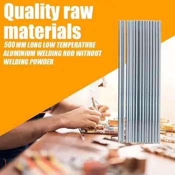 

10pcs Aluminum Welding Wire Electrician Repair Durable Welding Sticks Cable Copper Practical PCB Aluminium Welding Rod Sturdy