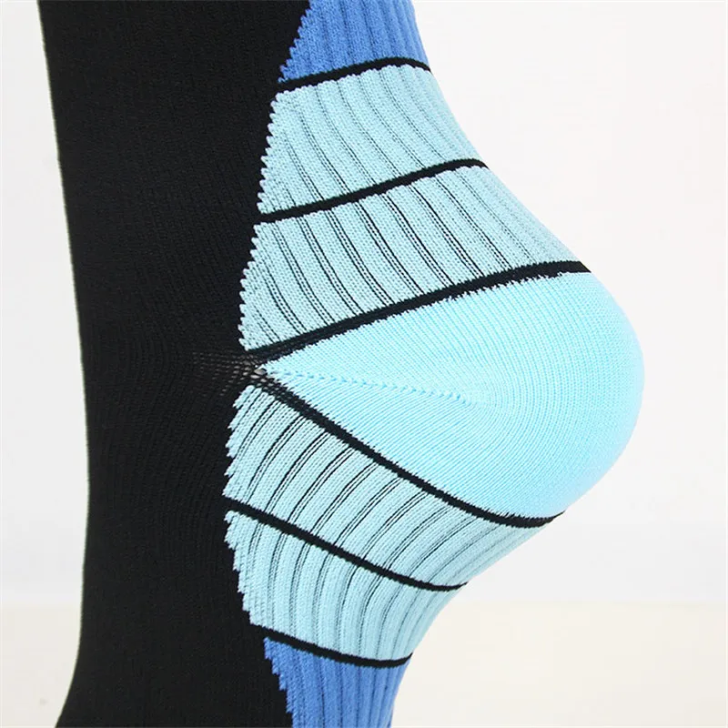 HJKYT поддержка Утягивающие колготки носки Длинные для женщин мужчин Спорт Футбол Новинка баскетбол спортивная форма Бодибилдинг нейлон