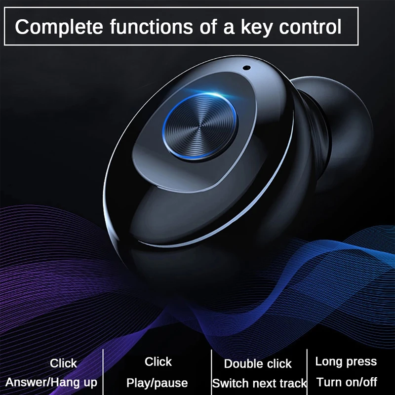 XG12 TWS Bluetooth 5 0 Earphone StereoNoise Cancelling Wireless Earbuds HIFI Handsfree Gaming Headset with charging case