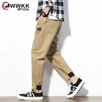 

New Mens Jogger Side Pockets Loose Style Fashion High Street Casual Pants Men Streetwear Trousers Breathable Male Sports Running