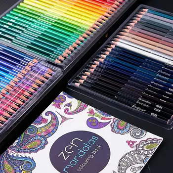 

Water Soluble Color Pencils 48/72/120/150 Colors Professional Oil Color Pencils Set Colored Pencil School Art Supplies