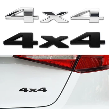 

3D Chrome Metal Sticker 4WD Emblem 4X4 Badge Decal Car Styling For Honda CRV Accord Civic Suzuki Grand Vitara Swift SX4 Sticker