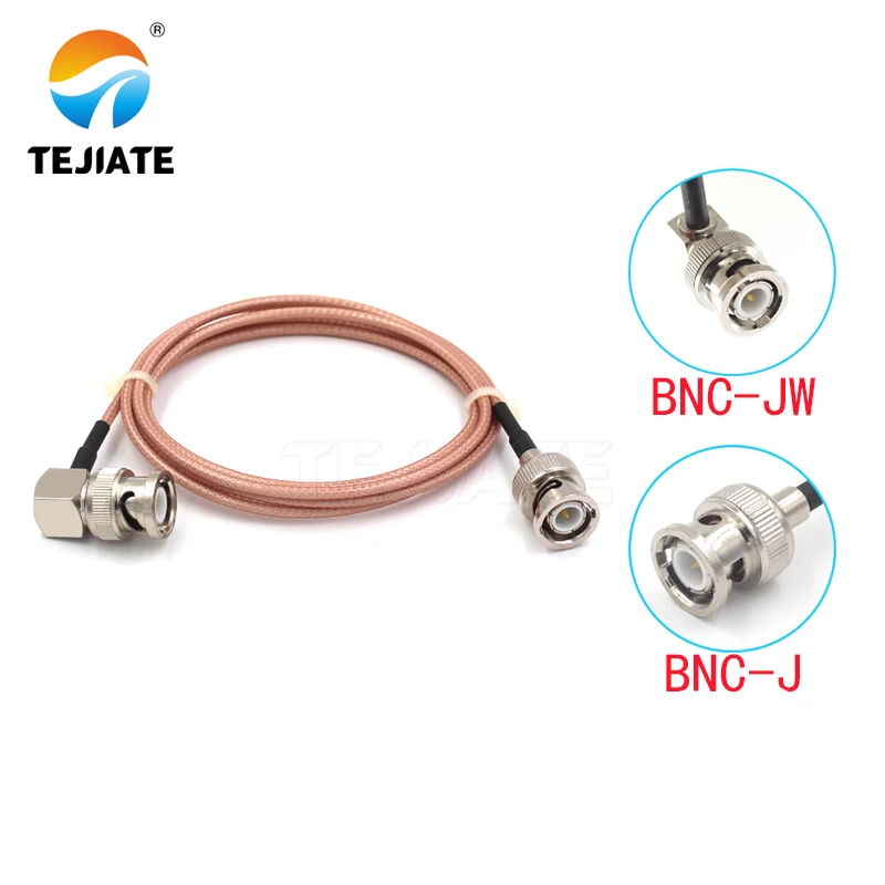 Кабель-переходник TEJIATE BNC/BNC Type BNCJ, 8-90 см, 1 м, 1,5 м, 2 м, кабель RG316 Кабель-переходник TEJIATE BNC/BNC Type BNCJ, 8-90 см, 1 м, 1,5 м, 2 м, кабель RG316