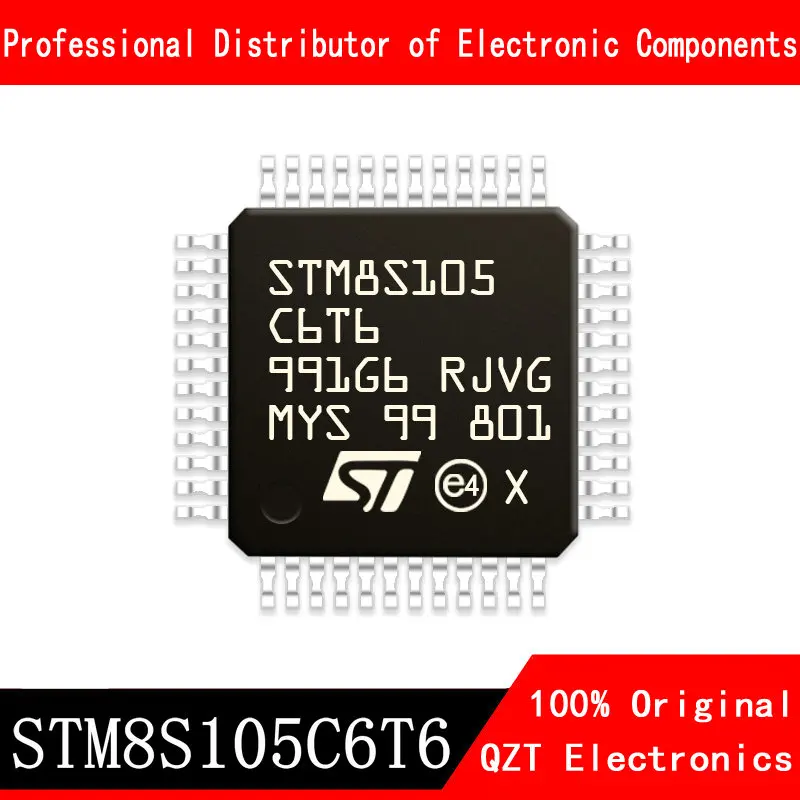 

5pcs/lot new original STM8S105C6T6 STM8S105 LQFP-48 microcontroller MCU In Stock