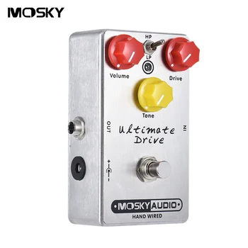 

MOSKY Ultimate Drive Overdrive Guitar Effect Pedal Full Metal Shell True Bypass For Music Instruments