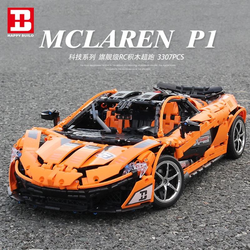 

New Super Racing Car Model Mclaren Compatible Technic Voiture Moc-16015 IepinSet 20087 Building Blocks Bricks Toys Gifts