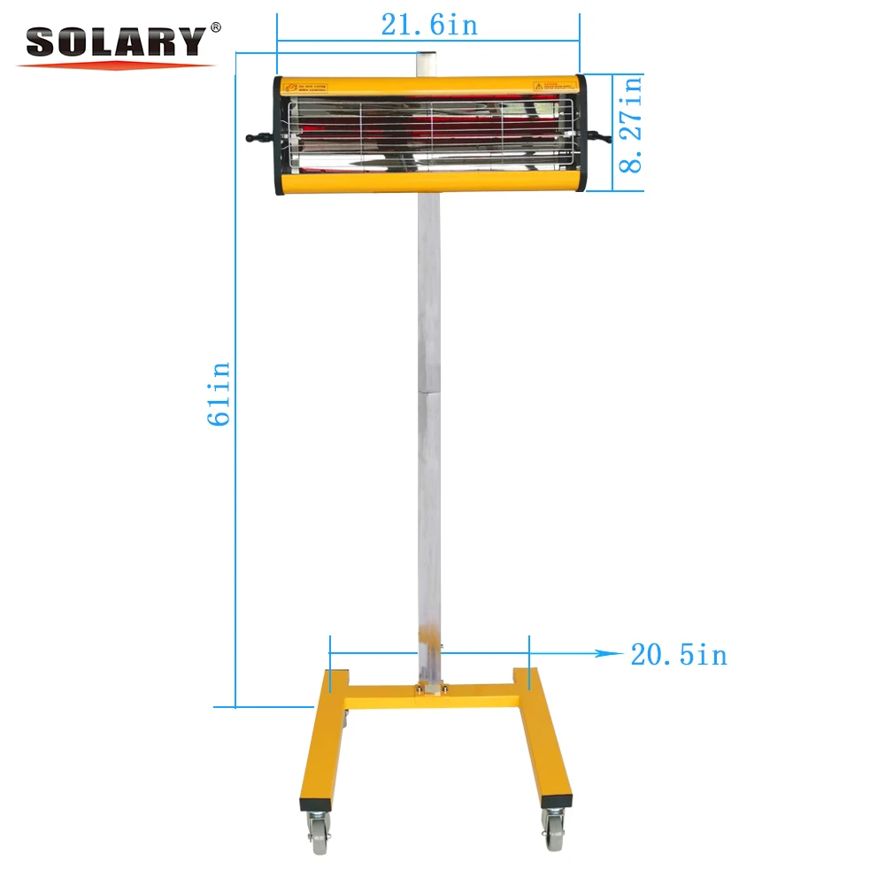 Solary Infrared Paint Curing Lamp Heating Light Short Wave Infrared Heater  Car Body Paint Bodywork Repair Paint Chrome Paint - Infrared Lamp -  AliExpress