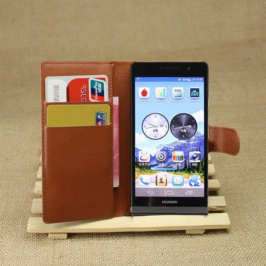 

Funda Case For Huawei Ascend P6 P7 Leather Phone Case for Huawei Ascend P6 P7 Flip Cover Stand Wallet Bags Coque fundas