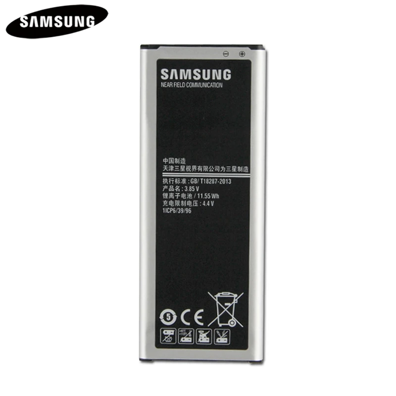 Аккумулятор EB-BN916BBC EB-BN916BBE для samsung GALAXY NOTE4 N9100 N9108V N9106W Note 4 подлинный сменный аккумулятор 3000 мАч