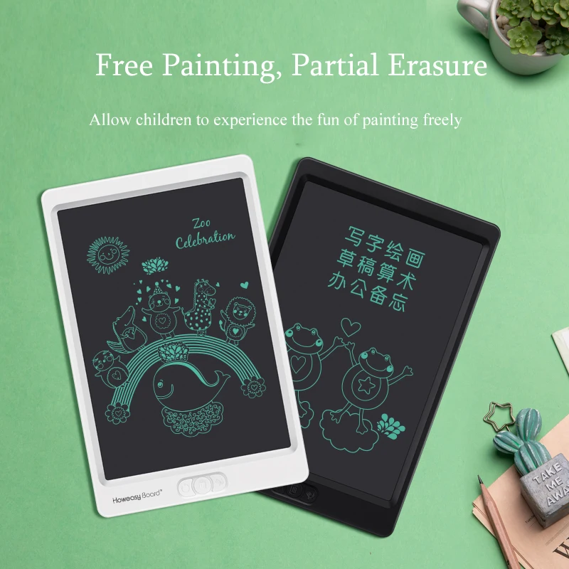 Частично стираемый 10 дюймовый ЖК планшет для письма Цифровой Планшет детской
