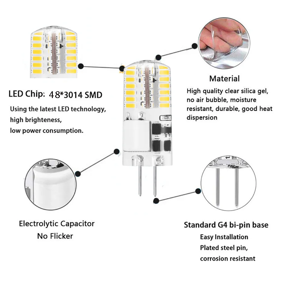 G4 LED BULBS 12V
