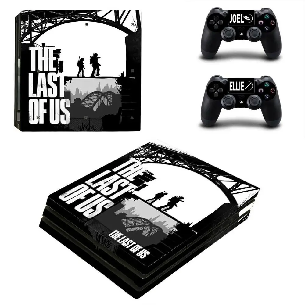 The Last of Us Part 2 PS4 Pro Stickers Play station 4 Skin Sticker Decals For PlayStation 4 PS4 Pro Console& Controller Skins - Цвет: YSP4P-0991
