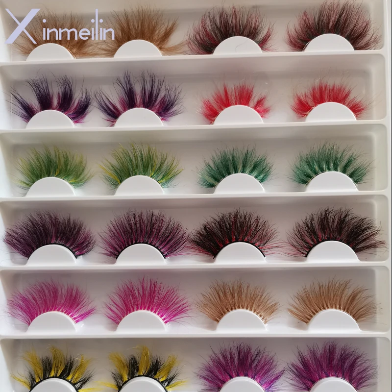 25mm mink lashes wholesale makeup beauty 3D color natural false eyelashes bulk eyelash packaging box case fake eyelash extension 25mm mink lashes wholesale makeup beauty 3D color natural false eyelashes bulk eyelash packaging box case fake eyelash extension