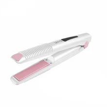 2 в 1 беспроводной утюжок для выпрямления волос керамический утюжок для завивки волос Перезаряжаемый USB щипцы для завивки волос