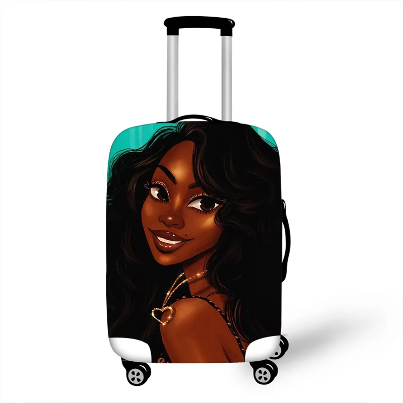 3D Жесткий черный защитный чехол для багажа для девочек 18-32 дюймов, чехол для чемодана на колесиках, чехол для пыли, чехол для костюма, Чехлы, аксессуары для путешествий - Цвет: P06
