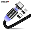 Product Description USLION Magnetic Micro USB Cable Fast Charging USB Type C Cable Magnet Charger Data Charge Cable Cord For Iphone 7 Samsung Xiaomi