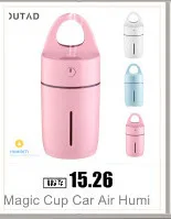 Car Humidifier via USB Charger Magic Cup Auto Car Air Purifier Aroma Diffuser MINI Aromatherapy Humidifier For Car/Home