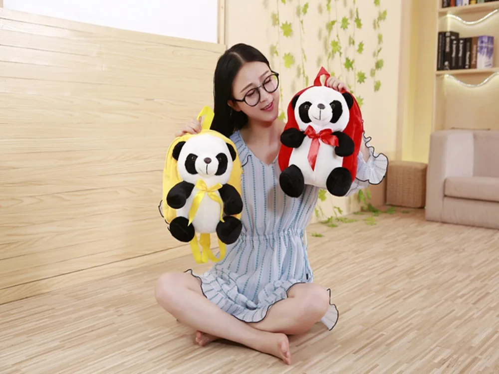 30 см Kawaii плюшевый рюкзак детский школьный рюкзак панда плюшевая сумка Мягкая панда игрушка подарок на день рождения для детей Новое поступление