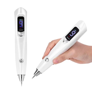 

USB Charging Mole Removal Pen 9 Levels Working Freckle Moles Remove Laser Pen LCD Display Sweep Mole Dark Spot Remover Machine