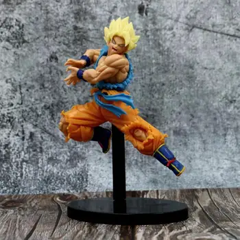 

Anime Dragon Ball Z Super Saiyan The Son Goku Battle Ver. PVC Action Figure Collectible Model Kids Toys Doll Gift 18cm