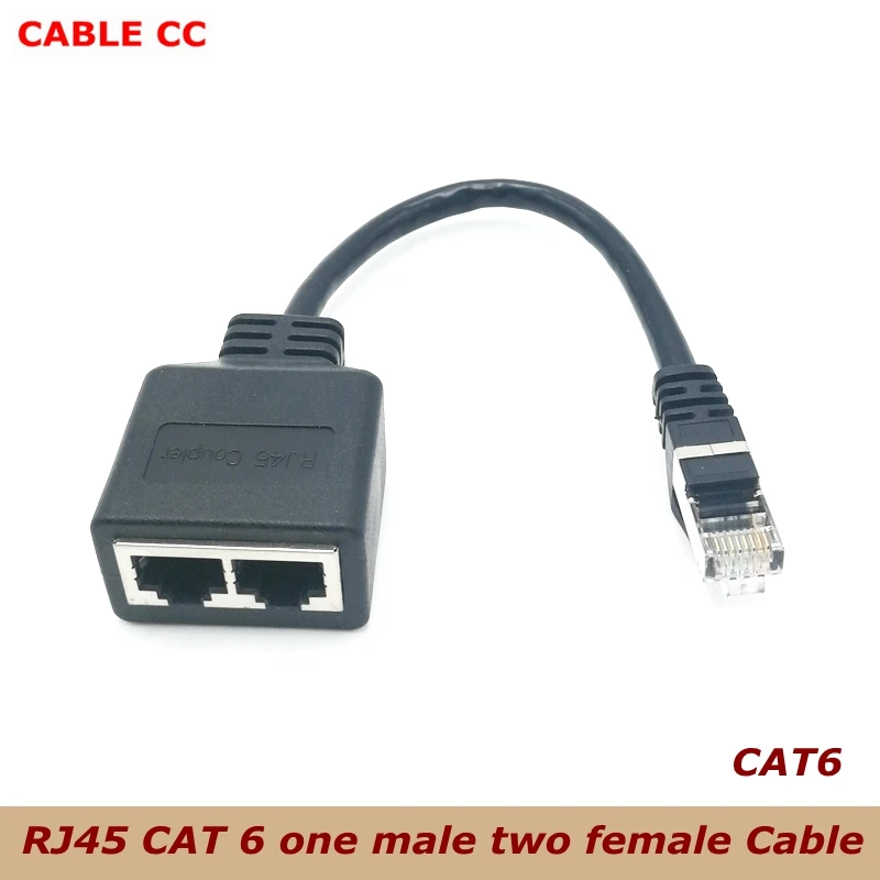Distributore Di Cavi Di Rete A Otto Core One Point Two Adapter Network Extender Cat6 / Cat5 Rj45 Internet Simultaneo Iptv Broadban