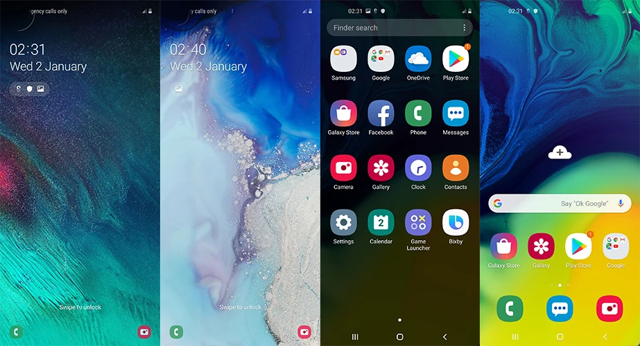 Samsung Galaxy A60 A6060 Dual Sim 6 Гб ram 64/128 ГБ rom LTE мобильный телефон Восьмиядерный 6," 4 камеры Snapdragon 675 NFC Смартфон