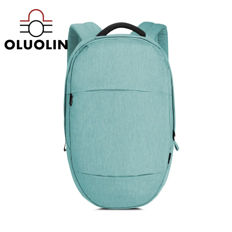 

Men/Women Fashion Back Bags Oval Design 14 inch Laptop Backpack Minimalism Shoulder Schoolbag Shopping Travel Casual Lightweight