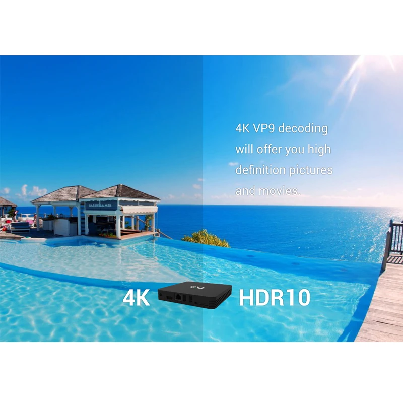 TX9S Smart Android 9,0 tv BOX Amlogic S912 Восьмиядерный Mali-T820MP3 GPU 2 ГБ DDR3 8 Гб 2,4 г Wifi телеприставка 4K HD box медиаплеер