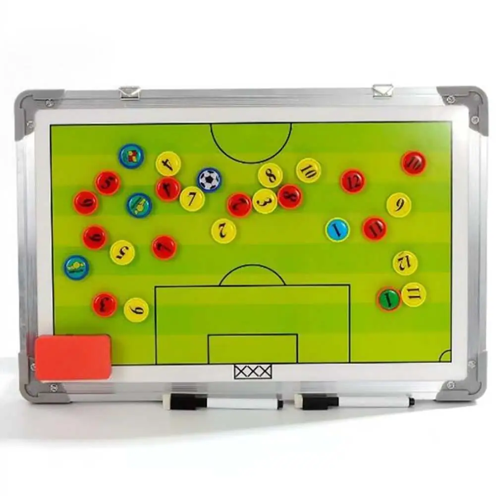 

Board Tactical Teaching Board Portable Trainning Assisitant Aluminum Alloy Magnetic Suspension Basketball Football Tactic Board
