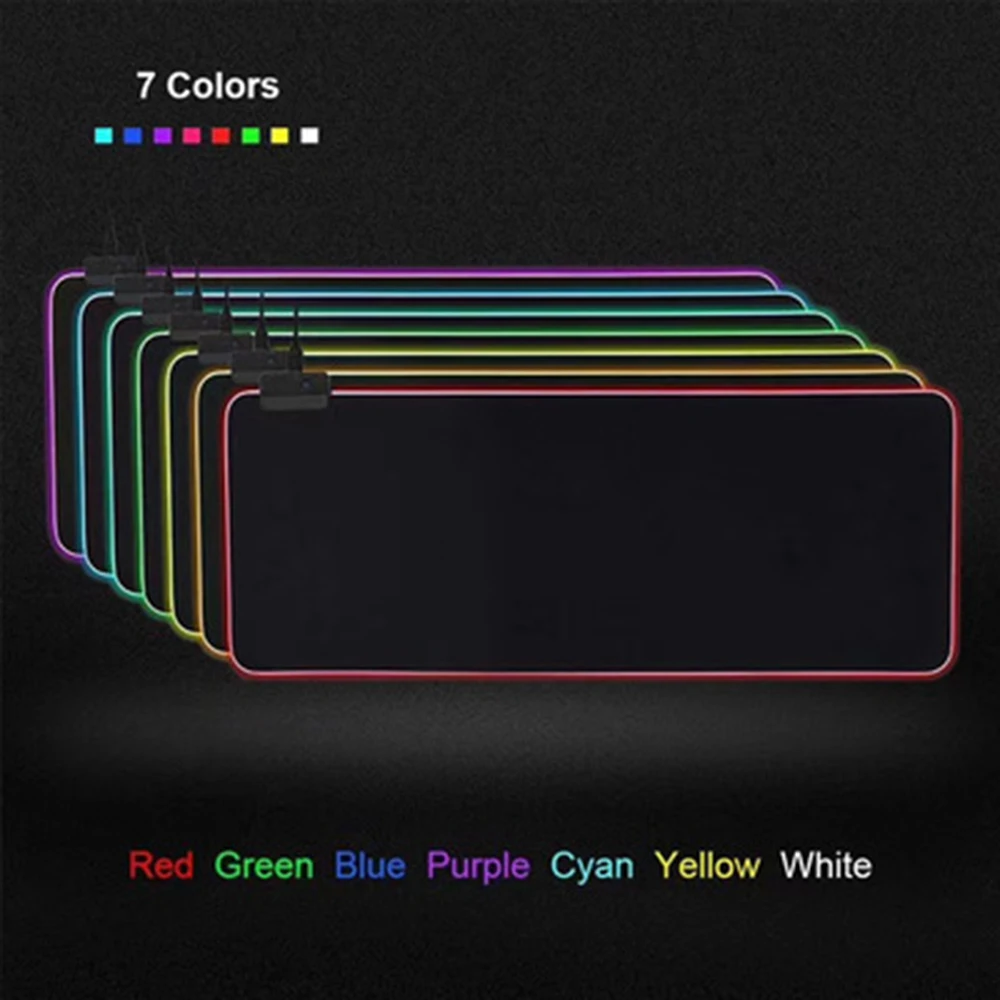 Luminous mouse pad large thickened with lock edge Symphony computer desk game | Компьютеры и офис