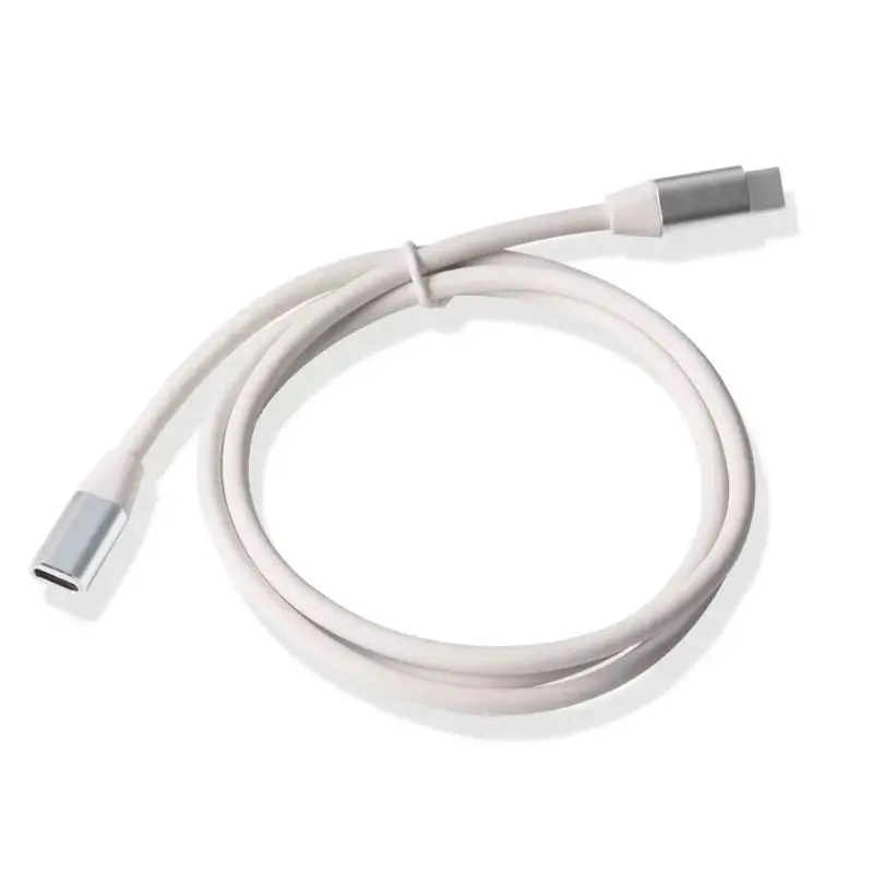 Алюминиевый сплав usb type C USB 3,1 мужчин и USB-C Мужской Женский удлинитель Кабель для передачи данных