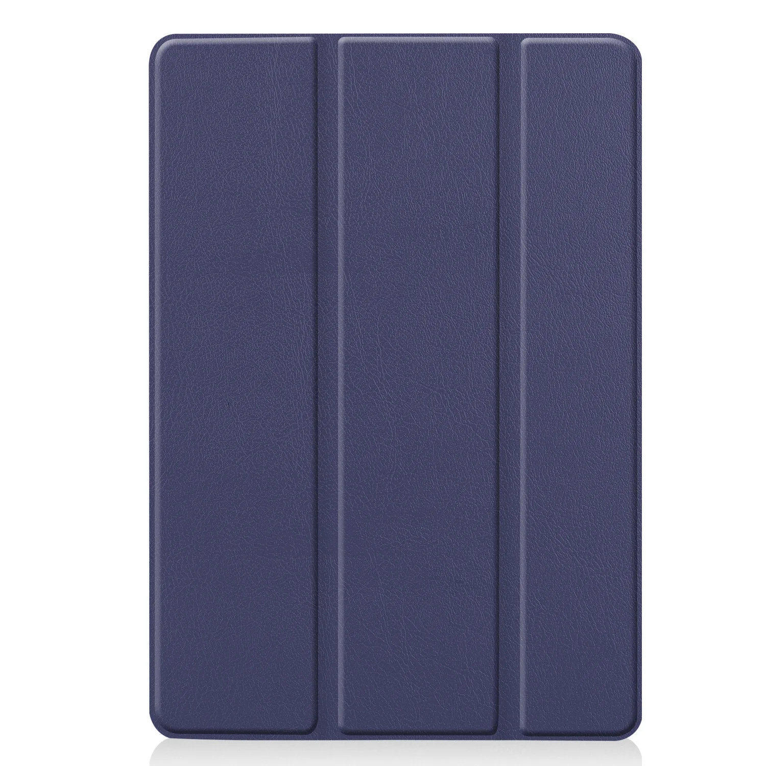 Роскошный Магнитный смарт-чехол для Apple iPad 10,2, чехол для iPad 10,2 дюймов, кожаный чехол-подставка для автоматического сна, Trifold Fundas - Цвет: Тёмно-синий