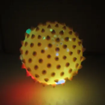 

Flashing Dancing Durian Ball Learning Developmental Entertainment Rattle Creative Funny Mini Flashing Ball