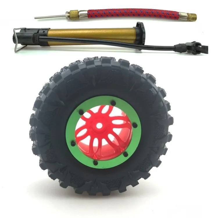 

1/10 2.2-Inch Climbing Car Inflatable Tire Axial Km2 Scx10 TRX4 120mm Dragon Claw Fetal