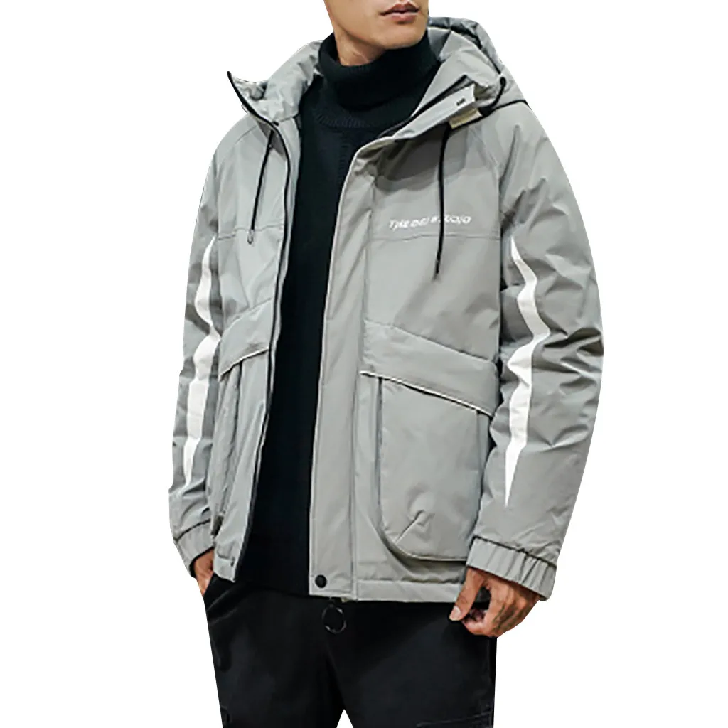 Jacket Men Windbreaker Spring Autumn Fashion Jacket Men's Hooded Casual Jackets Male Coat Thin Men Coats Outwear Dropship