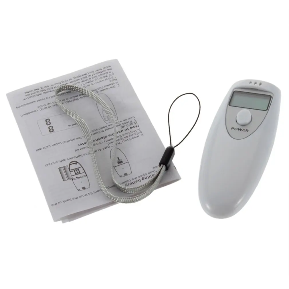 

Digital LCD Display Alcohol Breath Tester Analyzer Breathalyzer Detector Test Testing