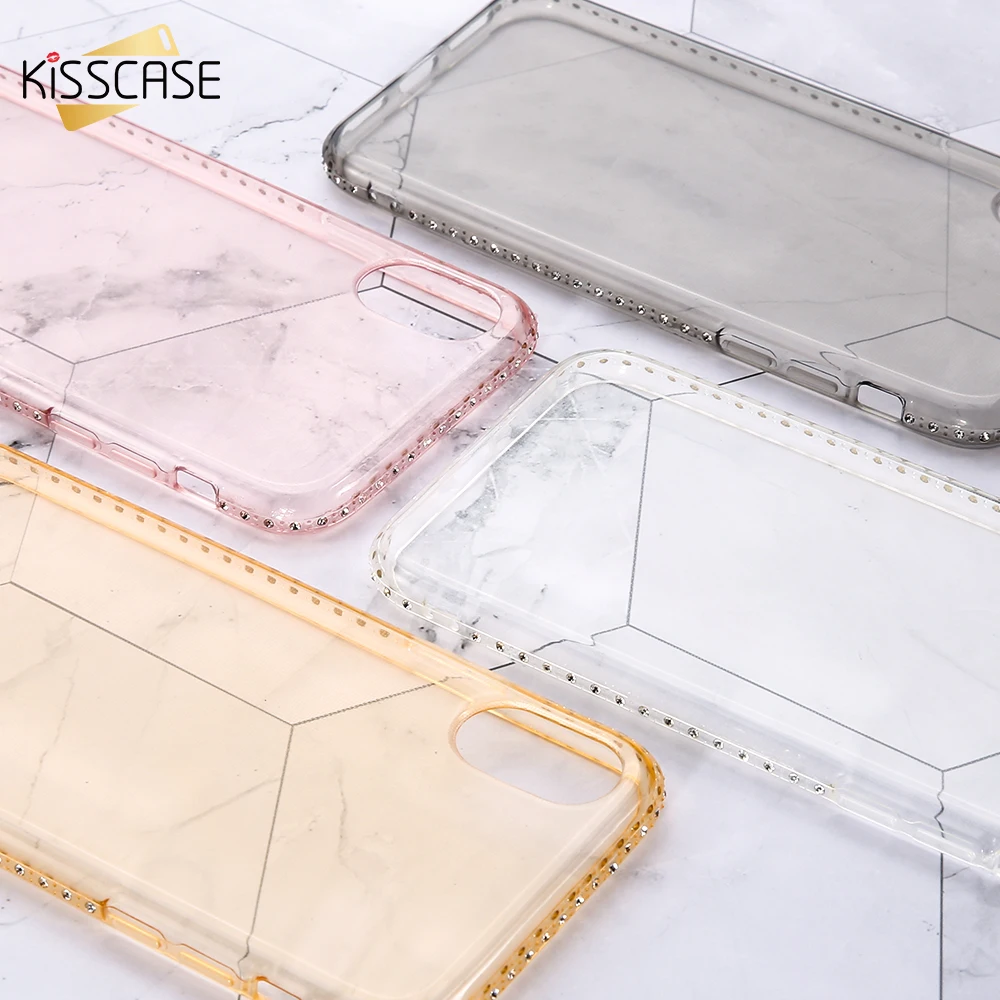 Прозрачный чехол KISSCASE для телефона iPhone 8 чехол-накладка из мягкого ТПУ 7 X 5 6S Plus