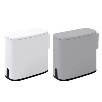 

11L Plastic Waste Bin Bathroom Trash Can Toilet Garbage Bucket Rubbish Bag Holder Storage Container