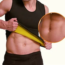 Компрессионная одежда для мужчин для похудения талии кроссовки сауна тренировочный жилет неопреновый формирователь тела корсет пояс Корректирующее белье Тонкий Топ майка