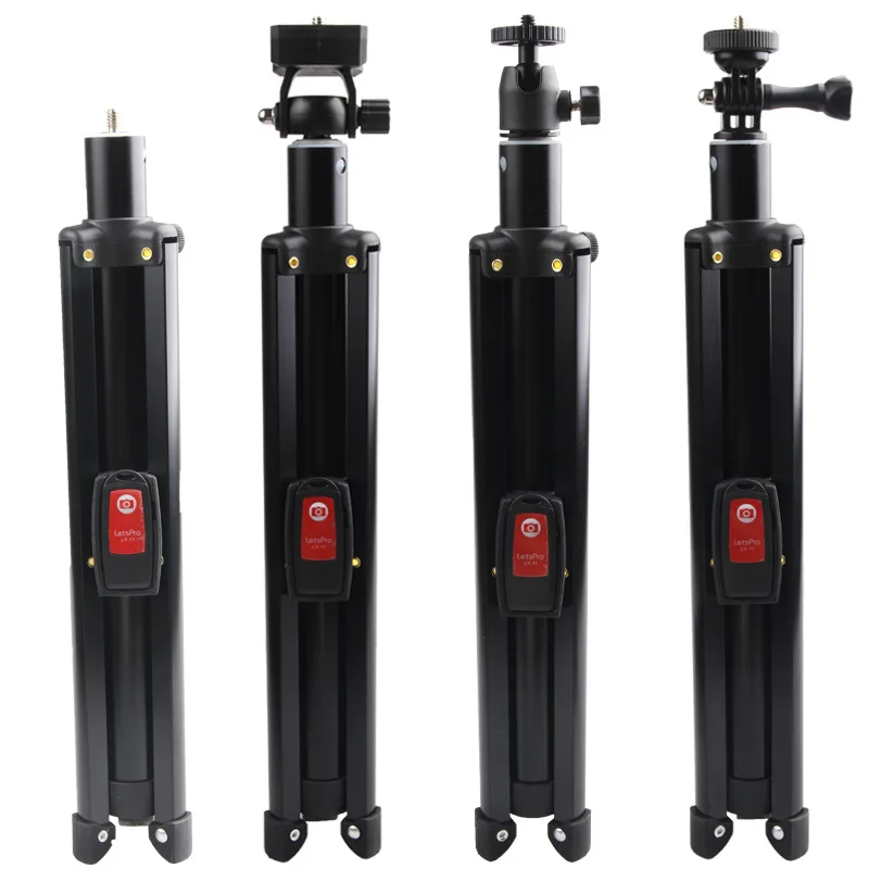 

Manufacturers Direct Selling Aluminium Alloy Tripod Multifunction Bracket Bluetooth Remote Control Microphone Ring Flash Lamp Ho