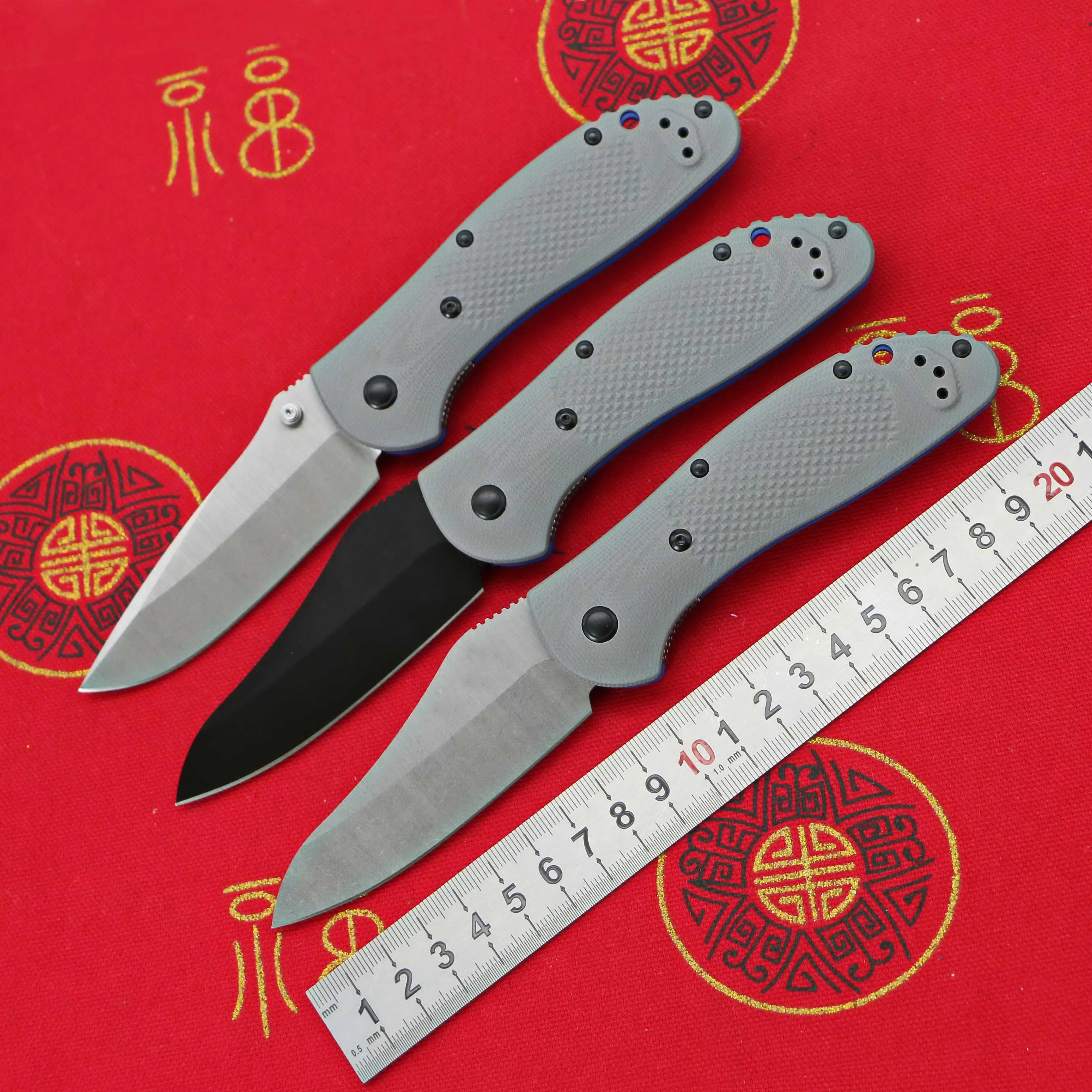 

LOVOCOO Promotion 550/551 D2 Steel G10 handle folding knife outdoor camping pocket Survival Hunting Kitchen Knives EDC Tool