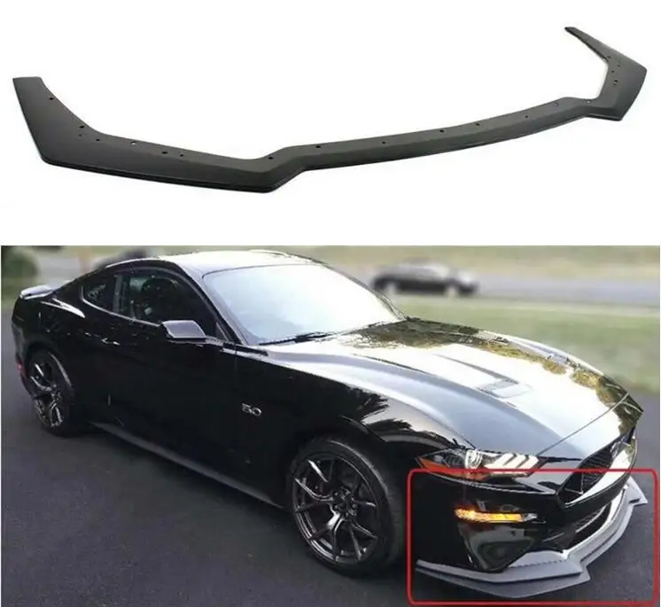 Высокое Качество PP передняя губа Крышка для Ford Mustang GT Стиль