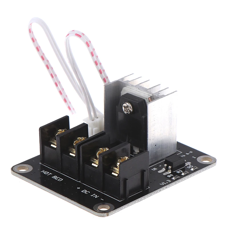 Модуль расширения MOSFET для 3d принтера, 2-контактный свинцовый Anet A8 A6 A2, совместимый с 3d принтером, черный