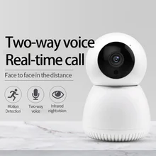 Беспроводная Wifi ip-камера с функцией обнаружения движения, автоматическая HD камера, ИК Ночное Видение, PTZ 360 °, видимая Домашняя безопасность, умная камера Y12 YCC365