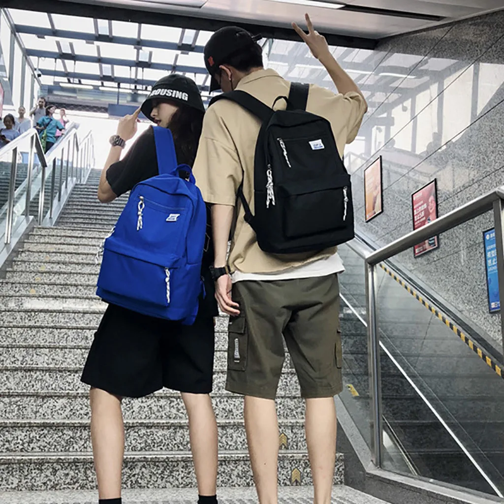 Aelicy Hot Sale Women Solid Color Oxford Waterproof Backpack Lady Travel Bag Girls Students Pencil Case School Shoulder Bags