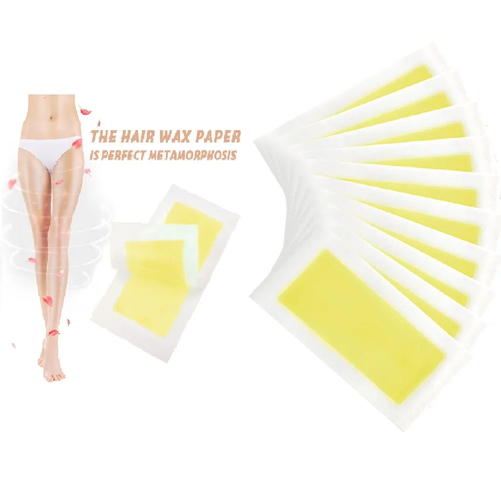 10 Pcs Hair Removal Cold Wax Strips Paper For Leg Body Facial Hair Remove 10 Pcs Hair Removal Cold Wax Strips Paper For Leg Body Facial Hair Remove
