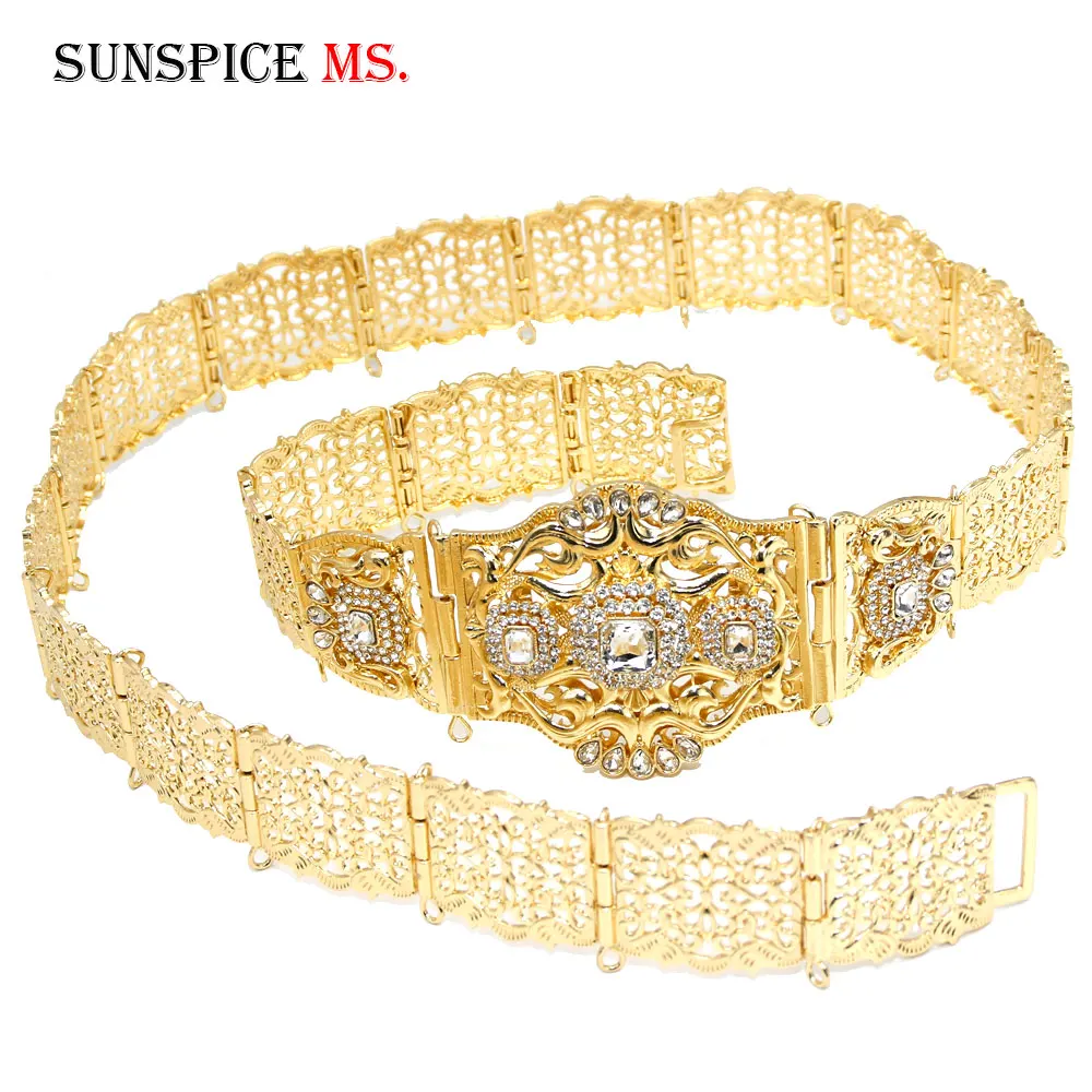 SUNSPICE-MS, круглые стразы, женский ремень, металлическая цепочка на талию, золото, серебро, цвет, марокканский кафтан, пояс, этническая, свадебная, ювелирное изделие, подарок