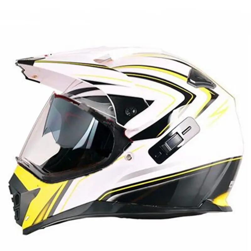 Newest Double Lens Motorcycle Helmet motocross Casco DOT Approval Capacetes WANLI 168 XS size