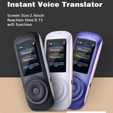 Голосовой переводчик 82 языка английский Японский Корейский французский русский немецкий Китайский испанский перевод туристический переводчик серый